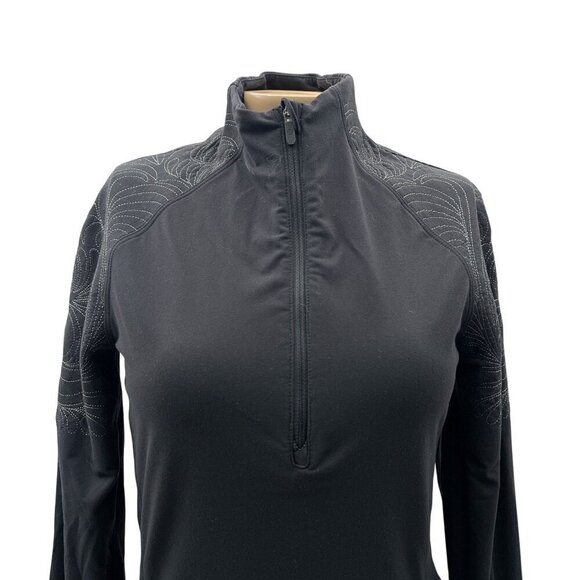 Lululemon Toasty Tech 1/2 Zip Pocket Hi-Neck Activewear Longsleeve Black Women 4 - Picture 16 of 16